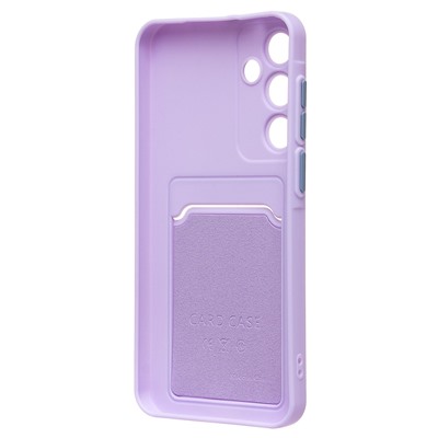Чехол-накладка - SC337 с картхолдером для "Samsung Galaxy A55" (light violet) (228816)
