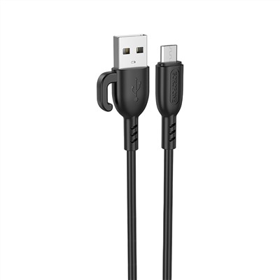 Кабель USB - micro USB Borofone BX91  100см 2,4A  (black)