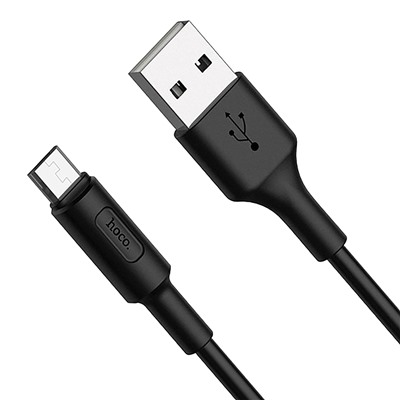 Кабель USB - micro USB Hoco X25  100см 2A  (black)