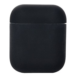 Чехол - Soft touch для кейса "Apple AirPods" (black)