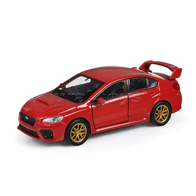 Машинка 1:38 Subaru WRX STI, пруж. мех., цвет в асс.