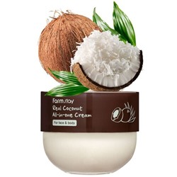 FarmStay Крем многофункциональный с кокосом - Real coconut all-in-one cream, 300мл