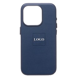 Чехол-накладка ORG SM002 экокожа SafeMag для "Apple iPhone 15 Pro" (pacific blue)