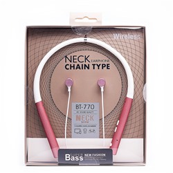 Bluetooth-наушники внутриканальные - BT-770 (pink gold)